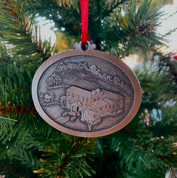 Engraved Pewter Ornament